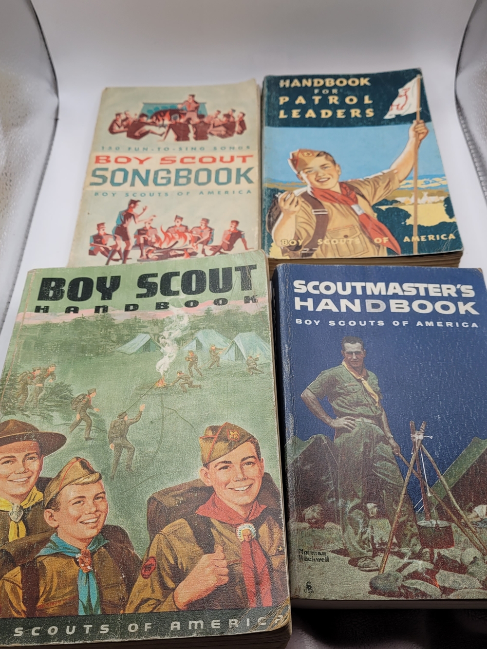 Boy Scouts of America Vintage Handbook & Songbook Set/4 - 1960s